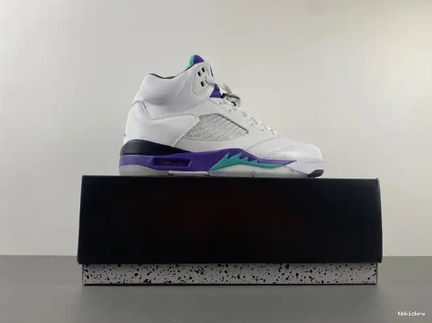 Cheap TBkick Air 5 Jordan Grape 136027-108 Retro (2013) 0607